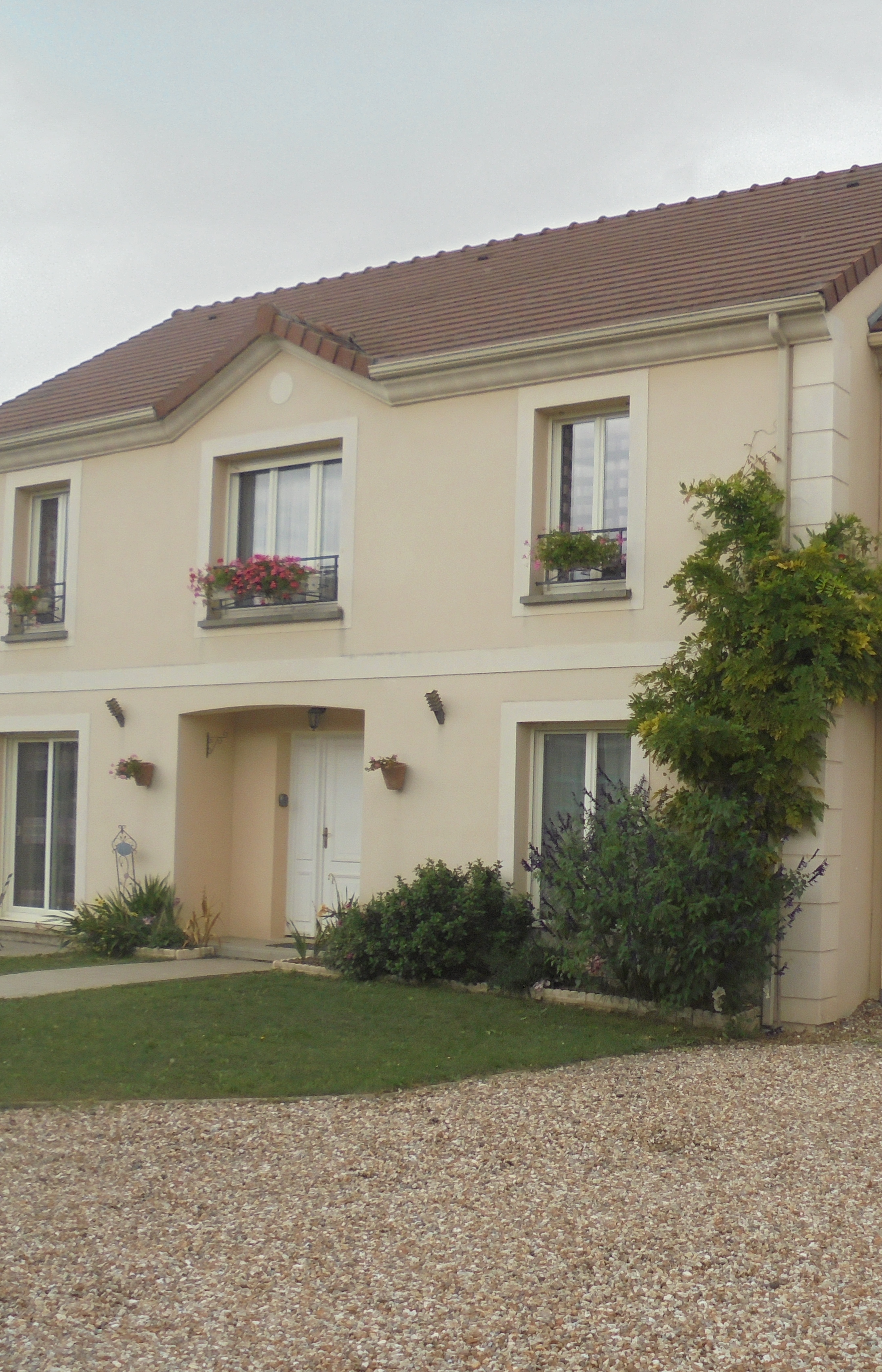 Façade extérieure du gîte dans les Yvelines